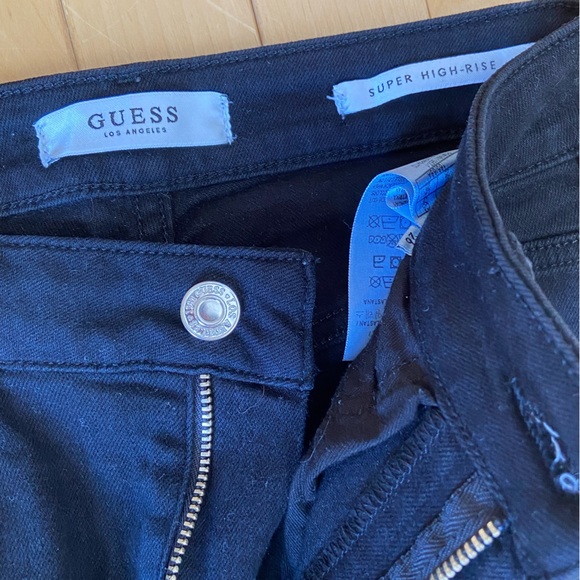 Guess super high-rise black Skinny Jeans - Picture 3 of 4